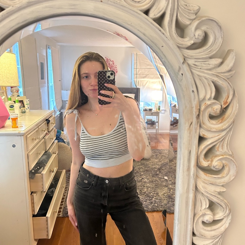Striped Crop Top